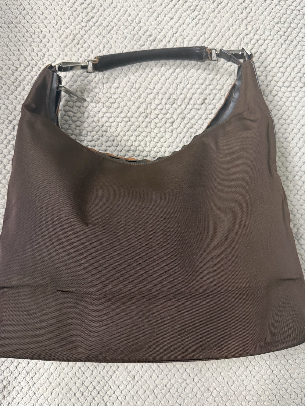Vintage Gucci Bag Chocolate Brown (Handles restored)